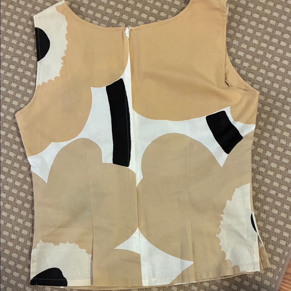 Marimekko Tailored Top 100% cotton - Picture 4 of 5